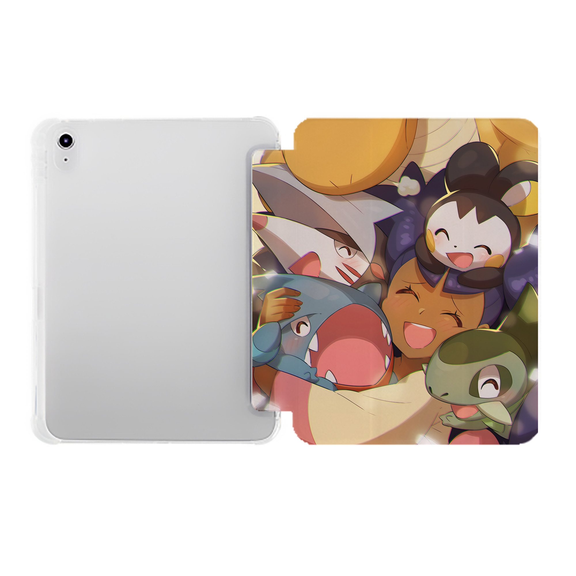 （画像用） ポケットモンスター Pokémon IPad ケース ペン収納付き 三つ折りスタンド PUレザー×シリコン 対応機種9.5/10.5/10.9インチ